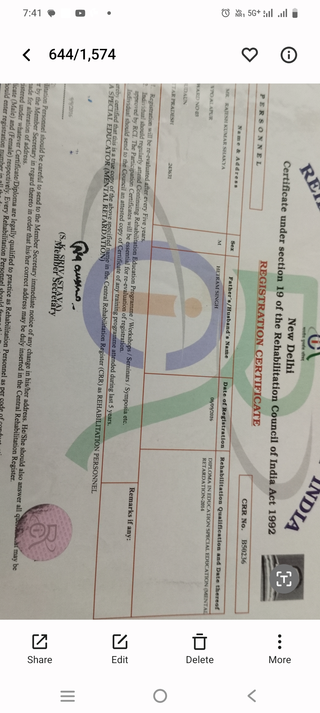 Certificate: Screenshot 20260404 194131